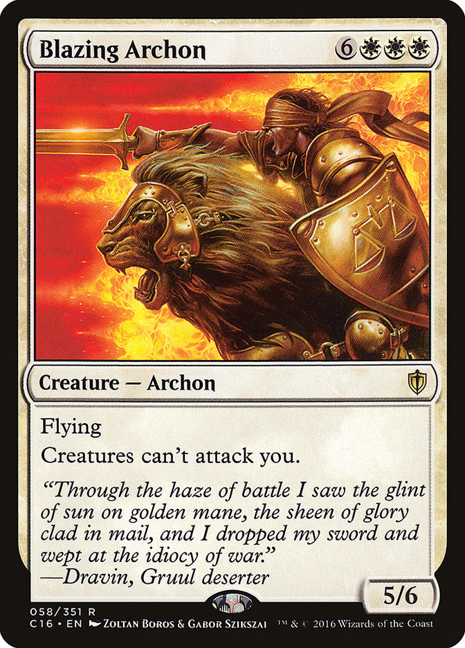 Blazing Archon [Commander 2016] | Gamer Loot