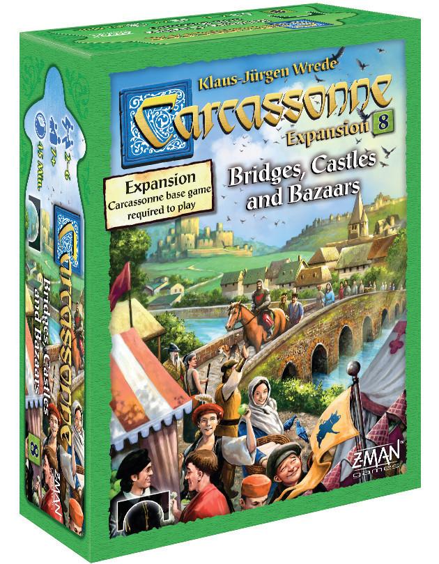 Carcassonne Expansion 8 Bridges, Castles and Bazaars | Gamer Loot