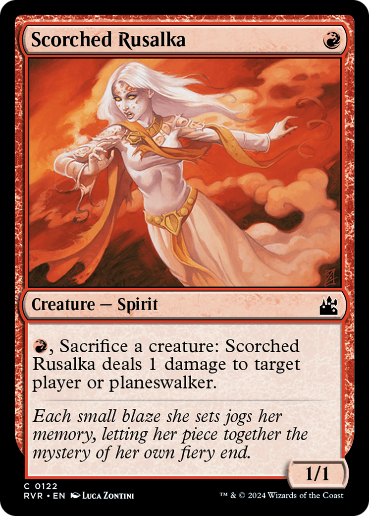 Scorched Rusalka [Ravnica Remastered] | Gamer Loot