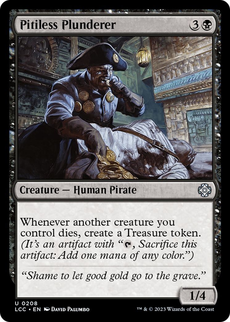 Pitiless Plunderer [The Lost Caverns of Ixalan Commander] | Gamer Loot