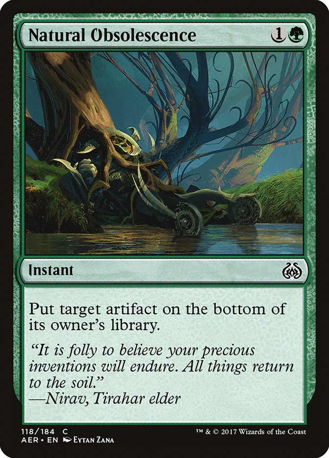 Natural Obsolescence [Aether Revolt] | Gamer Loot