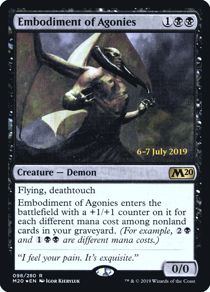 Embodiment of Agonies  [Core Set 2020 Prerelease Promos] | Gamer Loot