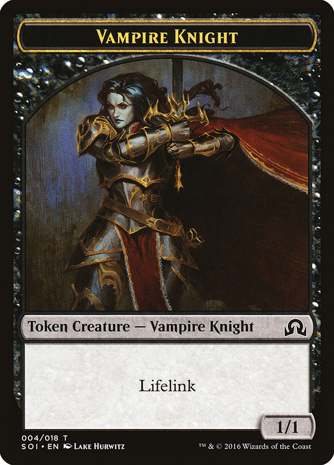 Vampire Knight [Shadows over Innistrad Tokens] | Gamer Loot