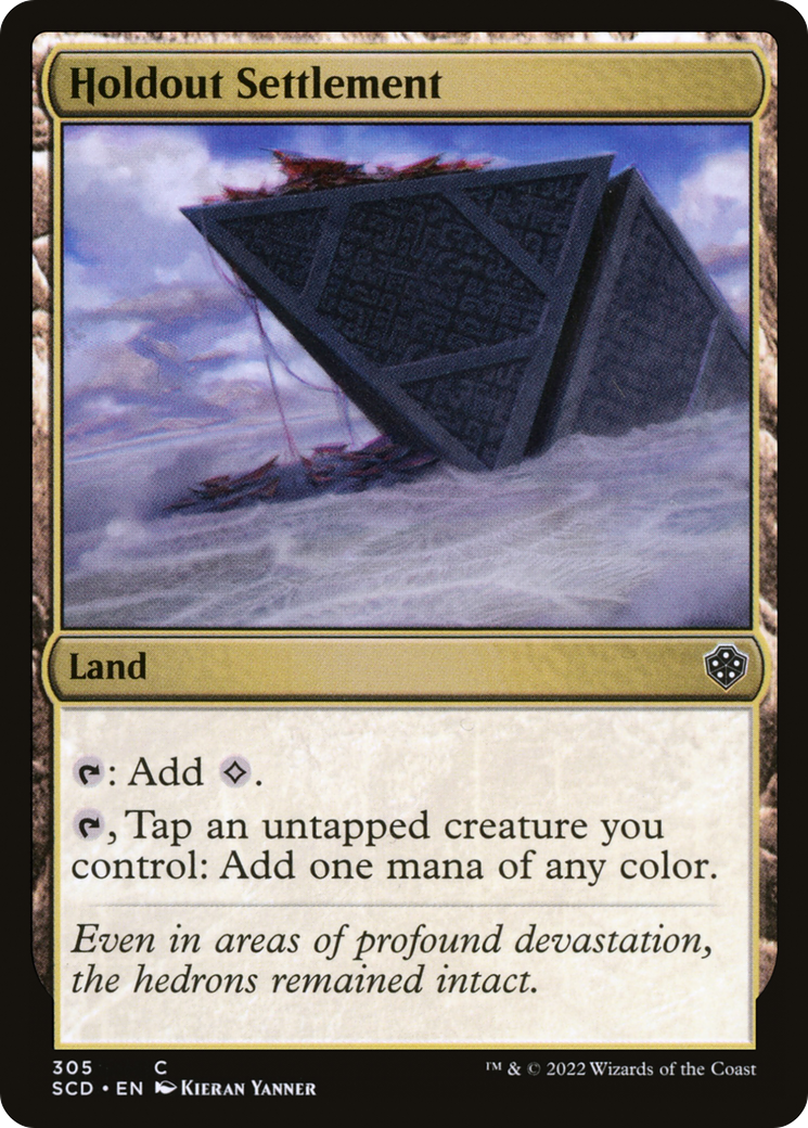 Holdout Settlement [Starter Commander Decks] | Gamer Loot
