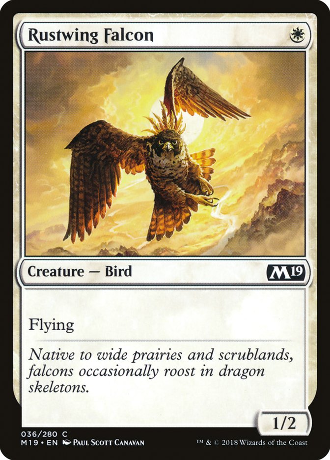 Rustwing Falcon [Core Set 2019] | Gamer Loot