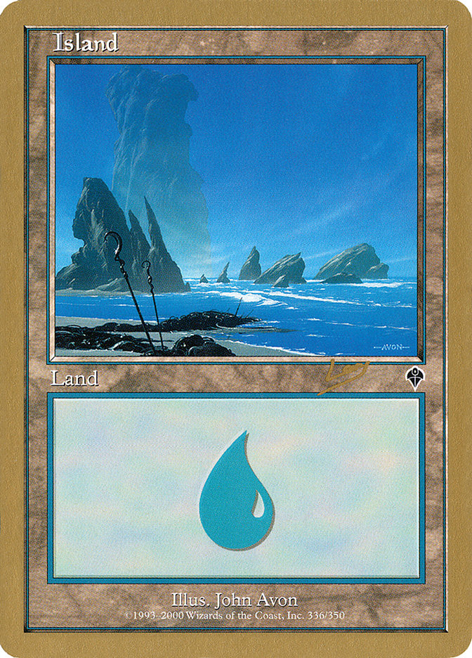 Island (rl336) (Raphael Levy) [World Championship Decks 2002] | Gamer Loot