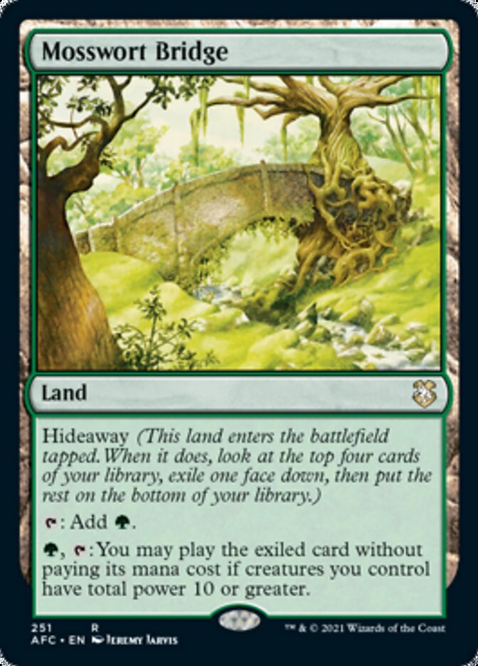 Mosswort Bridge [Dungeons & Dragons: Adventures in the Forgotten Realms Commander] | Gamer Loot