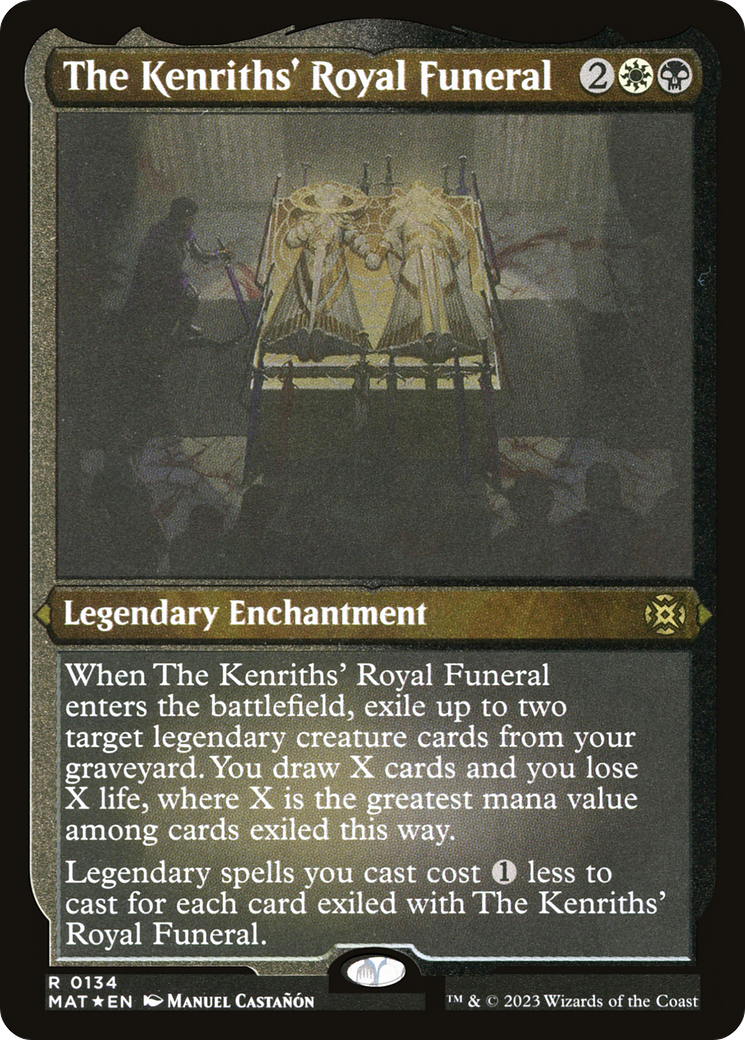 The Kenriths' Royal Funeral (Foil Etched) [March of the Machine: The Aftermath] | Gamer Loot