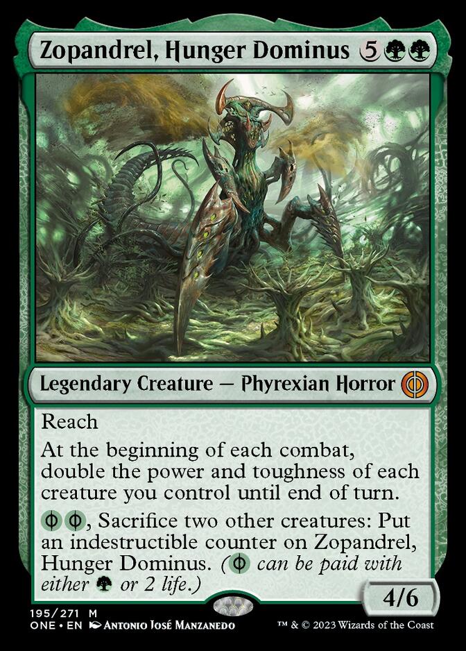 Zopandrel, Hunger Dominus [Phyrexia: All Will Be One] | Gamer Loot