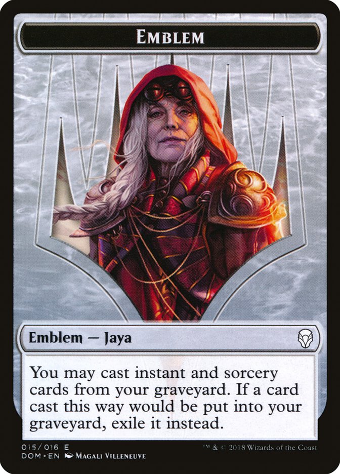 Jaya Ballard Emblem [Dominaria Tokens] | Gamer Loot