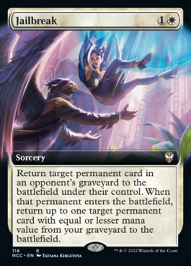 Jailbreak (Extended Art) [Streets of New Capenna Commander] | Gamer Loot