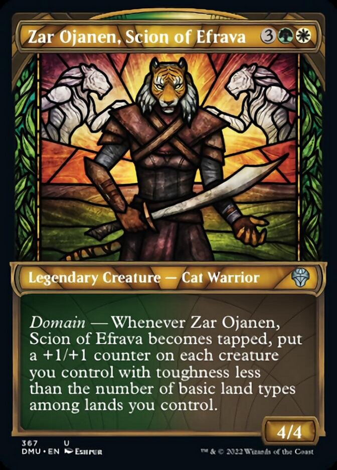 Zar Ojanen, Scion of Efrava (Showcase Textured) [Dominaria United] | Gamer Loot