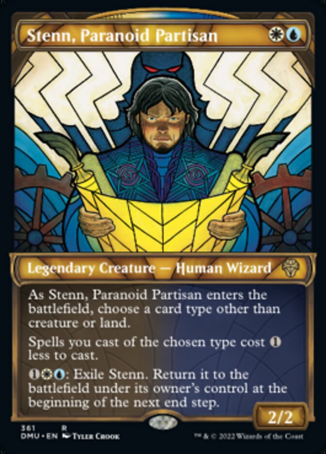 Stenn, Paranoid Partisan (Showcase Textured) [Dominaria United] | Gamer Loot