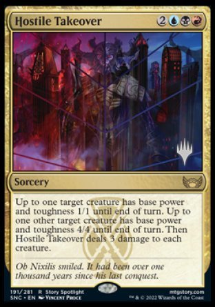 Hostile Takeover (Promo Pack) [Streets of New Capenna Promos] | Gamer Loot