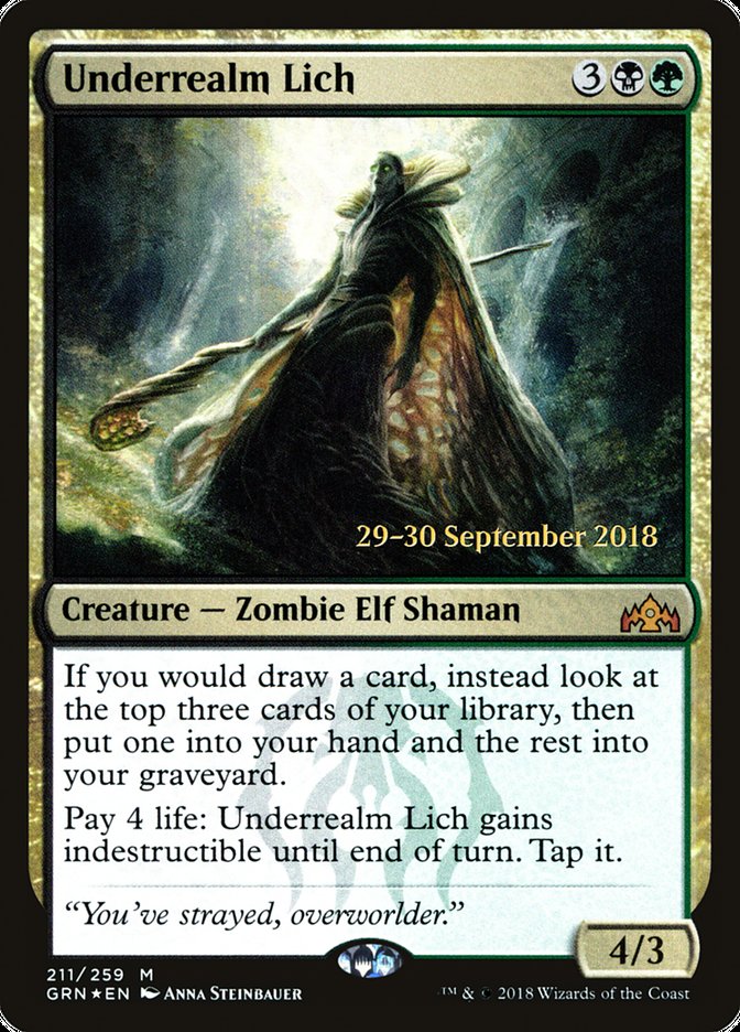 Underrealm Lich  [Guilds of Ravnica Prerelease Promos] | Gamer Loot
