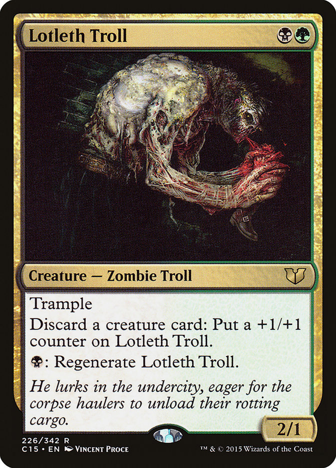 Lotleth Troll [Commander 2015] | Gamer Loot