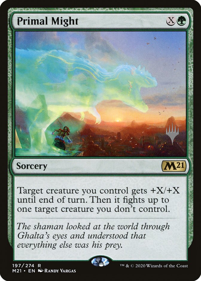 Primal Might (Promo Pack) [Core Set 2021 Promos] | Gamer Loot