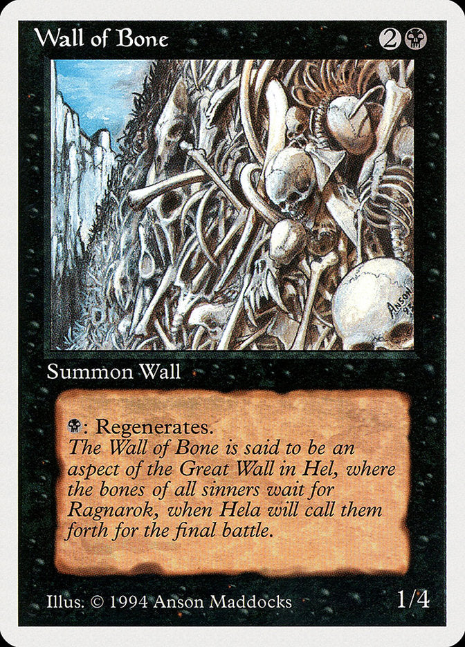 Wall of Bone [Summer Magic / Edgar] | Gamer Loot