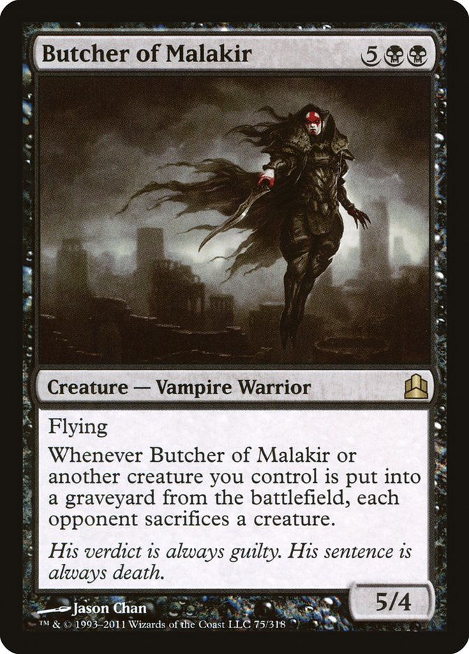 Butcher of Malakir [Commander 2011] | Gamer Loot