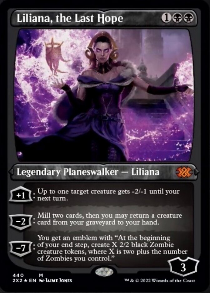 Liliana, the Last Hope (Foil Etched) [Double Masters 2022] | Gamer Loot