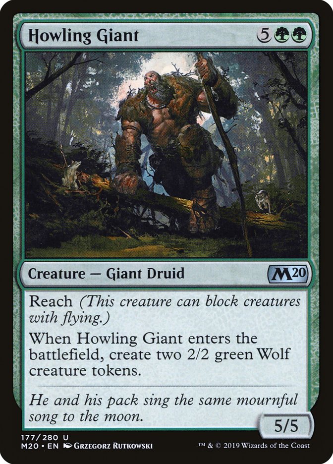 Howling Giant [Core Set 2020] | Gamer Loot