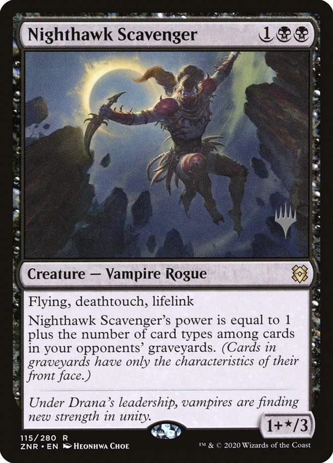 Nighthawk Scavenger (Promo Pack) [Zendikar Rising Promos] | Gamer Loot