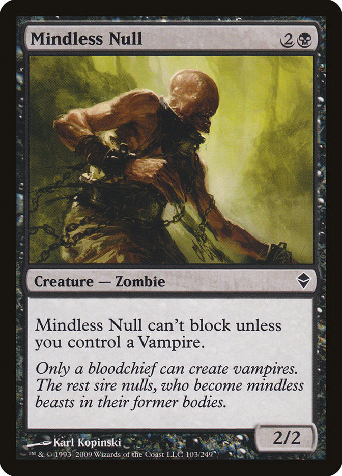 Mindless Null [Zendikar] | Gamer Loot