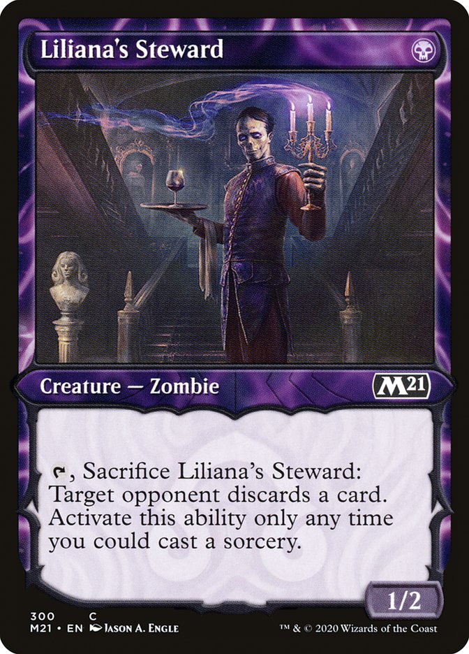 Liliana's Steward (Showcase) [Core Set 2021] | Gamer Loot