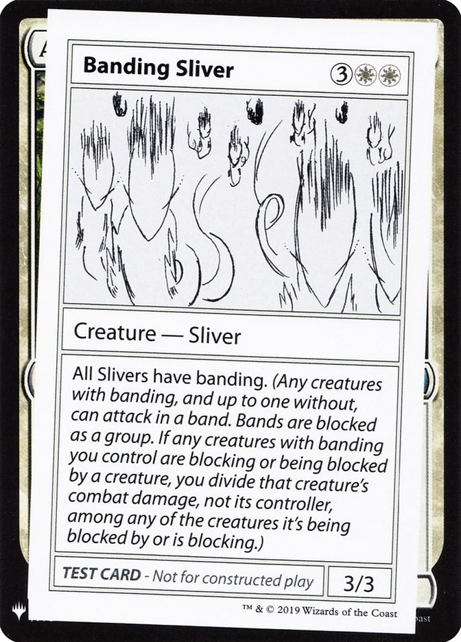 Banding Sliver [Mystery Booster Playtest Cards] | Gamer Loot