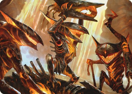 Gleeful Demolition Art Card [Phyrexia: All Will Be One Art Series] | Gamer Loot