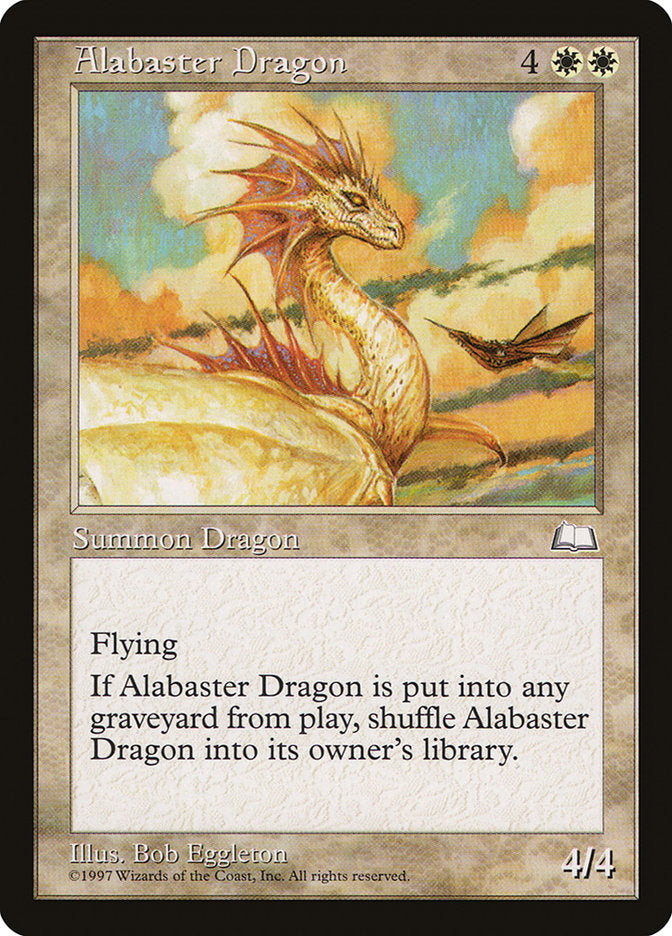 Alabaster Dragon [Weatherlight] | Gamer Loot