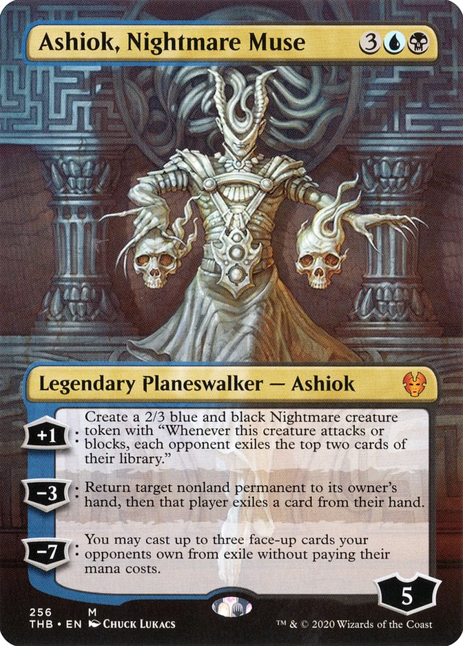 Ashiok, Nightmare Muse (Borderless) [Theros Beyond Death] | Gamer Loot