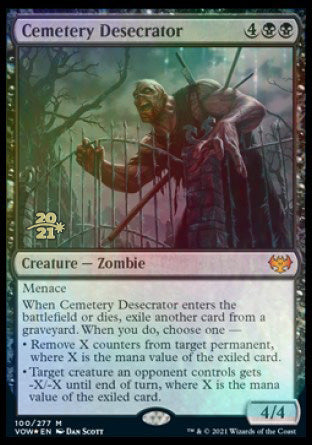 Cemetery Desecrator [Innistrad: Crimson Vow Prerelease Promos] | Gamer Loot