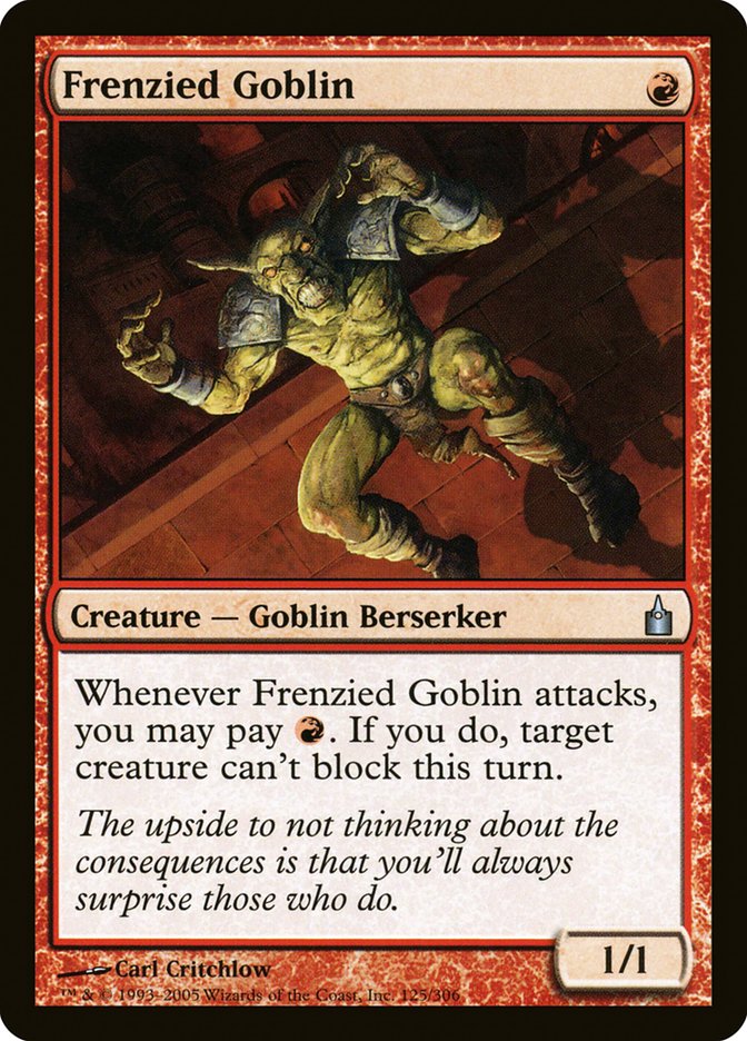 Frenzied Goblin [Ravnica: City of Guilds] | Gamer Loot