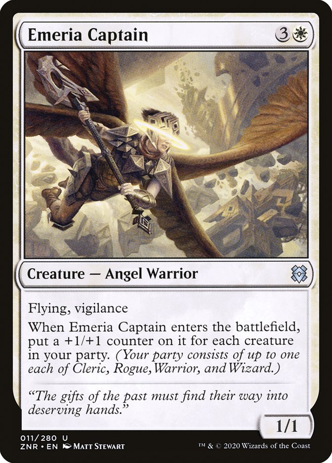 Emeria Captain [Zendikar Rising] | Gamer Loot