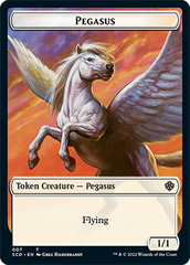 Pegasus // Thopter Double-Sided Token [Starter Commander Decks] | Gamer Loot