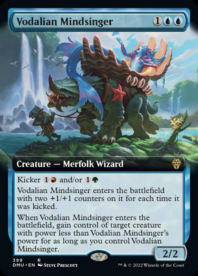 Vodalian Mindsinger (Extended Art) [Dominaria United] | Gamer Loot