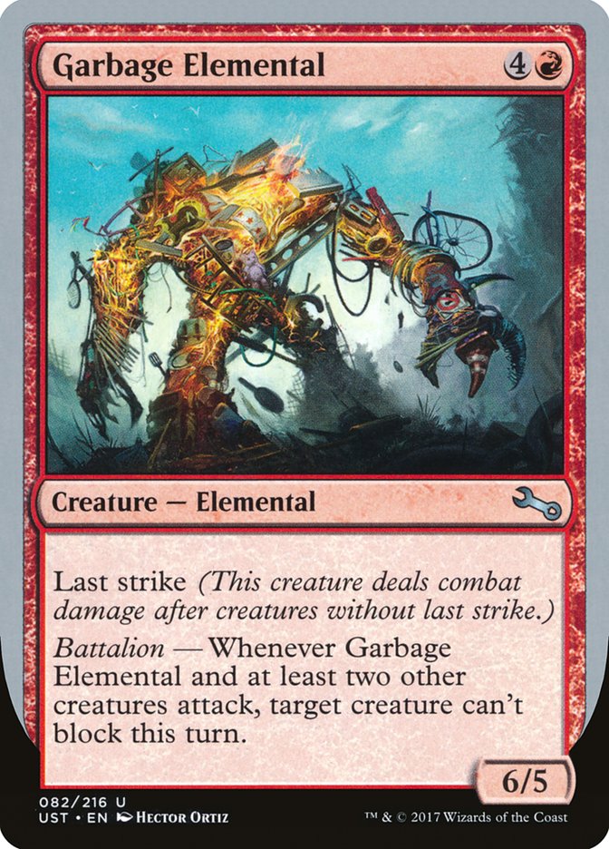 Garbage Elemental (6/5 Creature) [Unstable] | Gamer Loot