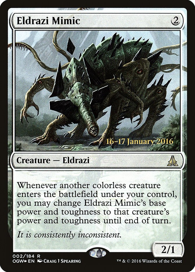 Eldrazi Mimic [Oath of the Gatewatch Prerelease Promos] | Gamer Loot