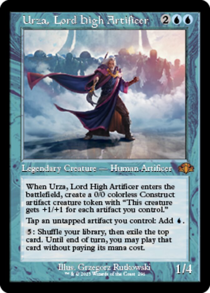 Urza, Lord High Artificer (Retro) [Dominaria Remastered] | Gamer Loot