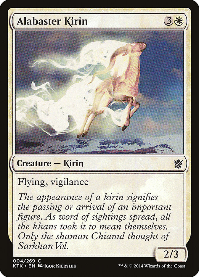 Alabaster Kirin [Khans of Tarkir] | Gamer Loot