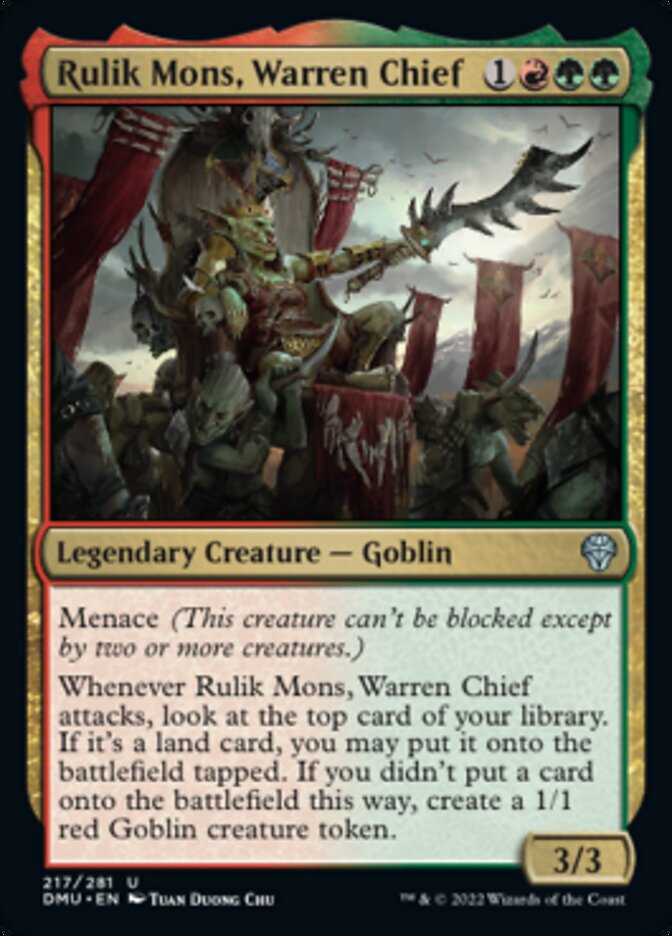 Rulik Mons, Warren Chief [Dominaria United] | Gamer Loot