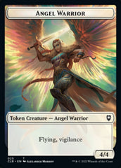 Kor Warrior // Angel Warrior Double-sided Token [Commander Legends: Battle for Baldur's Gate Tokens] | Gamer Loot