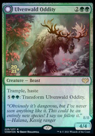Ulvenwald Oddity // Ulvenwald Behemoth [Innistrad: Crimson Vow Prerelease Promos] | Gamer Loot