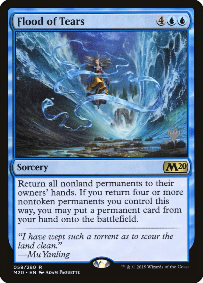 Flood of Tears (Promo Pack) [Core Set 2020 Promos] | Gamer Loot