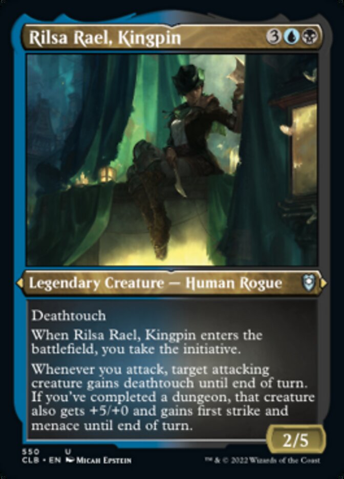 Rilsa Rael, Kingpin (Foil Etched) [Commander Legends: Battle for Baldur's Gate] | Gamer Loot