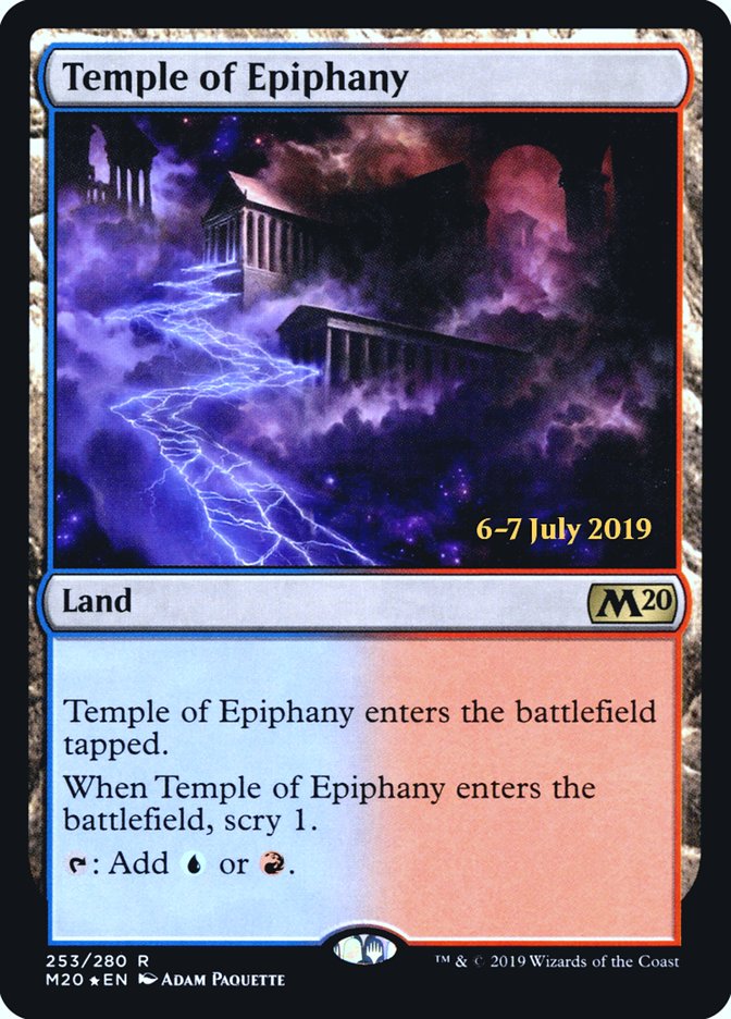 Temple of Epiphany  [Core Set 2020 Prerelease Promos] | Gamer Loot