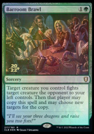 Barroom Brawl [Commander Legends: Battle for Baldur's Gate Prerelease Promos] | Gamer Loot