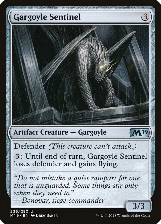 Gargoyle Sentinel [Core Set 2019] | Gamer Loot