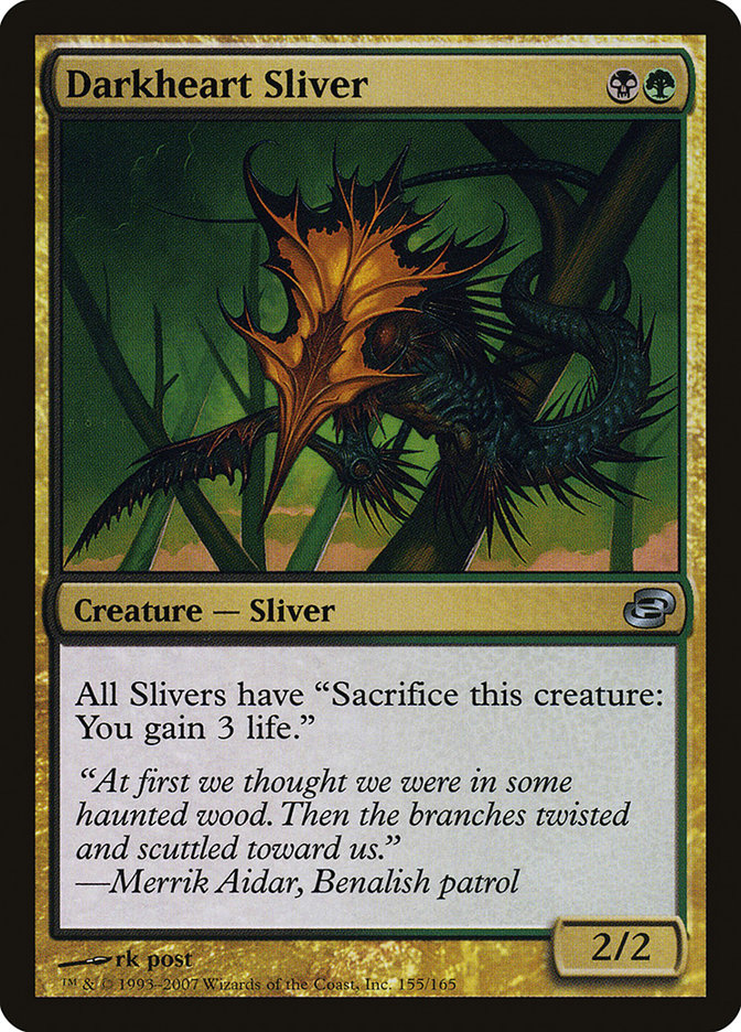 Darkheart Sliver [Planar Chaos] | Gamer Loot